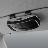Maxbell Sunglasses Holder for Car Visor Sun Visor Organizer Sturdy Auto Glasses Case Black