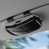 Maxbell Sunglasses Holder for Car Visor Sun Visor Organizer Sturdy Auto Glasses Case Black