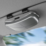 Maxbell Sunglasses Holder for Car Visor Sun Visor Organizer Sturdy Auto Glasses Case Gray