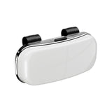 Maxbell Sunglasses Holder for Car Visor Sun Visor Organizer Sturdy Auto Glasses Case White