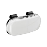 Maxbell Sunglasses Holder for Car Visor Sun Visor Organizer Sturdy Auto Glasses Case White