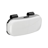 Maxbell Sunglasses Holder for Car Visor Sun Visor Organizer Sturdy Auto Glasses Case White