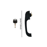 Forklift Door Lock Handle Replace Parts for Tractors Engineering Vehicle Locking style