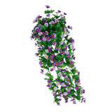 Maxbell Artificial Silk Daisy Wisteria Hanging Flower Vine Wedding Decor Blue