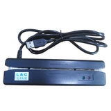 Maxbell LC-402U 2 Track USB Magnetic Stripe Swipe Credit Debit POS Card Reader Black - Aladdin Shoppers