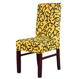 Maxbell Stretch Short Removable Dining Room Chair Cover Slipcovers Stripe