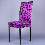 Maxbell Stretch Short Removable Dining Room Chair Cover Slipcovers Stripe