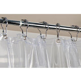Maxbell 12Pcs Chrome Plated Ball Bead Easy Glide Shower Metal Curtain Rings Hooks