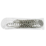 Maxbell 12Pcs Chrome Plated Ball Bead Easy Glide Shower Metal Curtain Rings Hooks