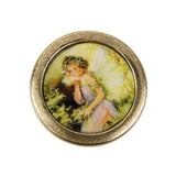 Maxbell Maxbell Generic Vintage Round Cabinet Door Drawer Wardrobe Pull Handle Knob Flower Fairy