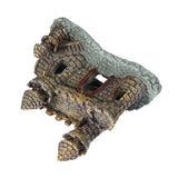 Maxbell Maxbell Aquarium Fish Tank Antique Castle Tower Ornament Cave Landscaping Decoration
