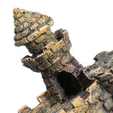 Maxbell Maxbell Aquarium Fish Tank Antique Castle Tower Ornament Cave Landscaping Decoration