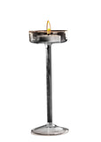 Maxbell Clear Glass High Hydroponic Terrarium Candlestick Tealight Holder Decor