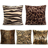 Leopard Tiger Zebra Print Pillow Case Sofa Car Cushion Cover  Style 04