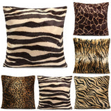 Leopard Tiger Zebra Print Pillow Case Sofa Car Cushion Cover  Style 04