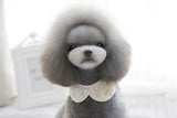 Maxbell Maxbell Cute Pet Dog Puppy Cat Pendant Necklace Detachable Petal Beads Collar Beige