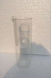 Maxbell Novelty Clear Glass Oil Lamp Reading Room Light Decor Kerosene Burner 15cm