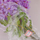 Maxbell 2Pcs Bunch Silk Hanging Plants Artificial Lilac Flower Garland Decor Violet