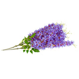 Maxbell 2Pcs Bunch Silk Hanging Plants Artificial Lilac Flower Garland Decor Violet