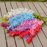 Maxbell 2Pcs Bunch Silk Hanging Plants Artificial Lilac Flower Garland Decor Violet