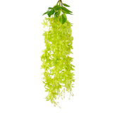 Maxbell 2Pcs Bunch Silk Hanging Plants Artificial Lilac Flower Garland Decor Green