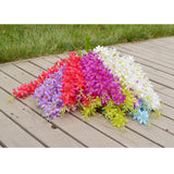 Maxbell 2Pcs Bunch Silk Hanging Plants Artificial Lilac Flower Garland  White