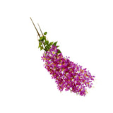 Maxbell 2Pcs Bunch Silk Hanging Plants Artificial Lilac Flower Garland  White