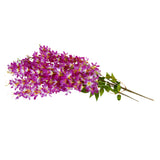 Maxbell 2Pcs Bunch Silk Hanging Plants Artificial Lilac Flower Garland  White