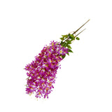 Maxbell 2Pcs Bunch Silk Hanging Plants Artificial Lilac Flower Garland  White