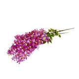 Maxbell 2Pcs Bunch Silk Hanging Plants Artificial Lilac Flower Garland  White