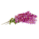 Maxbell 2Pcs Bunch Silk Hanging Plants Artificial Lilac Flower Garland  White