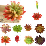 Maxbell Artificial Succulent Real Touch Echeveria Flower Foliage Plant Decor