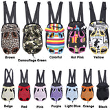 Maxbell Maxbell Nylon Pet Puppy Dog Cat Carrier Backpack Front Tote Carrier Bag Leopard S