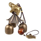 Maxbell Chinese Bell Lucky Feng Shui Hanging Charm Wind Chime Garden Decor Buddha