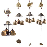 Maxbell Chinese Bell Lucky Feng Shui Hanging Charm Wind Chime Garden Decor Buddha
