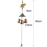 Maxbell Chinese Bell Lucky Feng Shui Hanging Charm Wind Chime Garden Decor Buddha