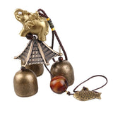 Maxbell Chinese Bell Lucky Feng Shui Hanging Charm Wind Chime Garden Decor Buddha