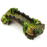 Maxbell Aquarium Ornament Sunken Bridge Fish Tank Decor Sail Shipwreck Fishing Boat - Aladdin Shoppers