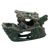 Maxbell Maxbell Wreck Destory Sailing Boat Fish Tank Aquarium Underwater Ornament Decor