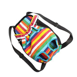 Maxbell Maxbell Nylon Pet Dog Cat Carrier Backpack Front Tote Carrier Net Bag Rainbow S