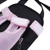Maxbell Maxbell Nylon Pet Puppy Dog Cat Carrier Backpack Front Tote Carrier Net Bag Pink M