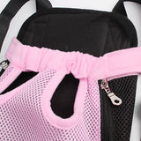 Maxbell Maxbell Nylon Pet Puppy Dog Cat Carrier Backpack Front Tote Carrier Net Bag Pink S