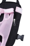 Maxbell Maxbell Nylon Pet Puppy Dog Cat Carrier Backpack Front Tote Carrier Net Bag Pink S