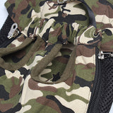 Maxbell Maxbell Nylon Pet Puppy Dog Cat Carrier Backpack Front Tote Carrier Net Bag Camo M