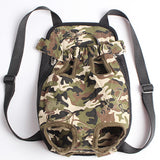 Maxbell Maxbell Nylon Pet Puppy Dog Cat Carrier Backpack Front Tote Carrier Net Bag Camo M
