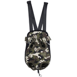 Maxbell Maxbell Nylon Pet Puppy Dog Cat Carrier Backpack Front Tote Carrier Net Bag Camo L