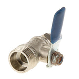 Maxbell Various Type Ball Valve Threaded Brass Ball Valve 3 interface 16mm 8mm Blue - Aladdin Shoppers