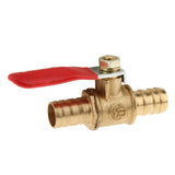 Maxbell 3xVarious Type Ball Valve Threaded Brass Ball Valve 10mm Red