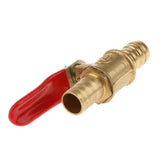 Maxbell 3xVarious Type Ball Valve Threaded Brass Ball Valve 10mm Red