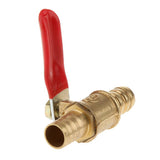 Maxbell 3xVarious Type Ball Valve Threaded Brass Ball Valve 10mm Red